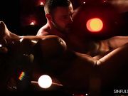 Шикарное порно видео с грудастой красавицей Angel Wicky страстный секс при свечах